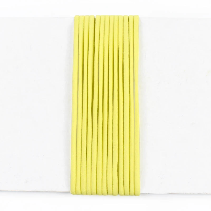 20/600M 3/5mm Elastic Rope Garment Round Rubber Ribbons Invisible Bra Loom Bands Hat Elasticity Ear Ropes Hairband Bungee Cord