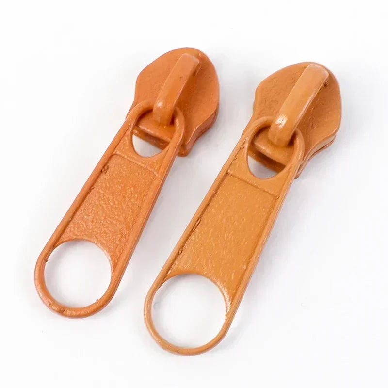 3# 5# Nylon Zipper Slider 30/1200Pcs Colorful Zip Pull Head Clothing Zippers Puller Backpack Closure Zips Sliders DIY Repair Kits
