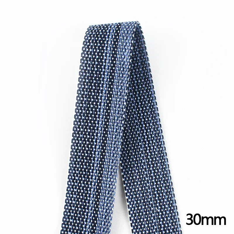 8/200M Polyester Cotton Webbing Strap Tape Jacquard Bag Shoes Backpack Label Ribbons DIY Sewing Biasband Clothing Accessories