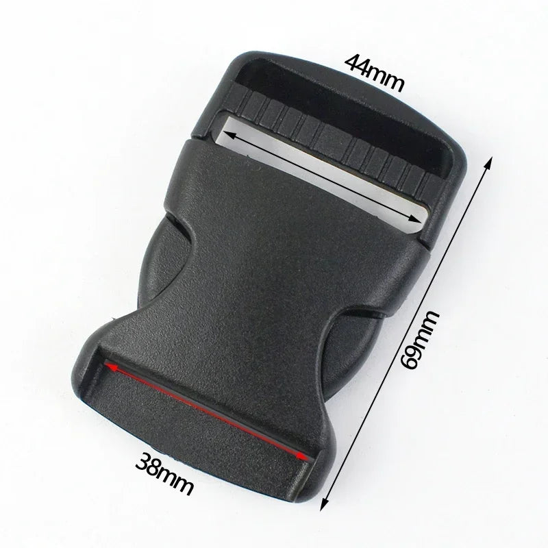 50/100Pcs 20-50mm Plastic Side Release Buckles Quick Adjusting Clips for Backpack Straps Dog Collars Webbing Belts Luggage Repair