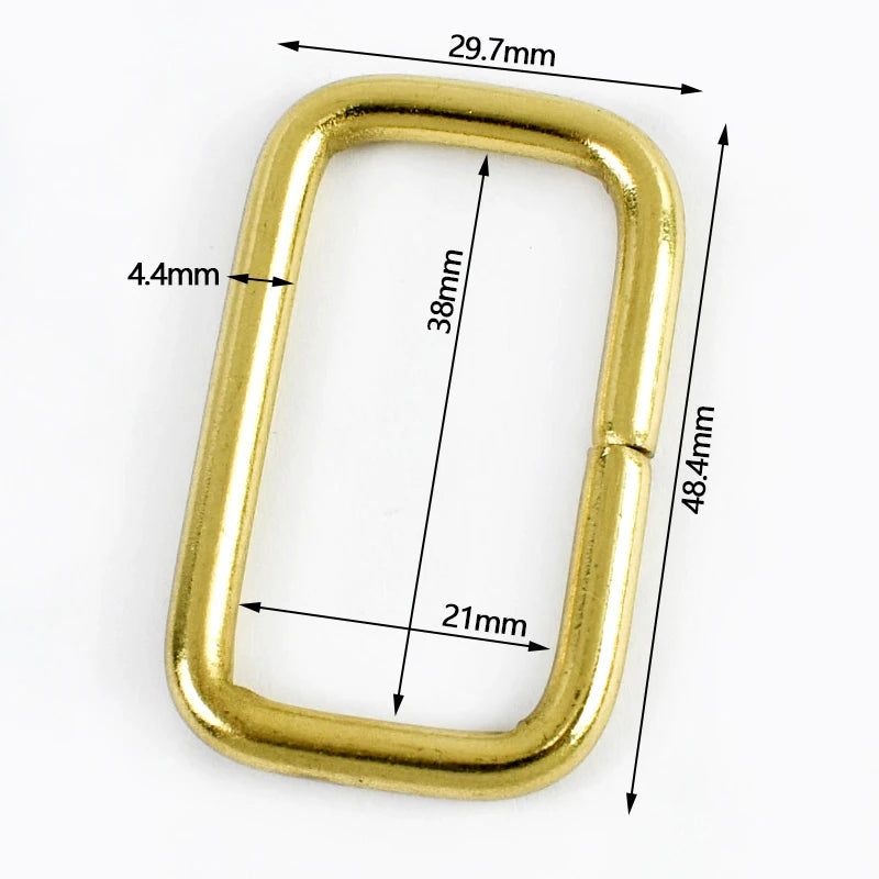 25/800Pcs Metal Bags Buckle 13-38mm Brass O D Ring Webbing Belt Connect Hook Buckles Handbag Strap Carabiner Clip Crochet Hooks