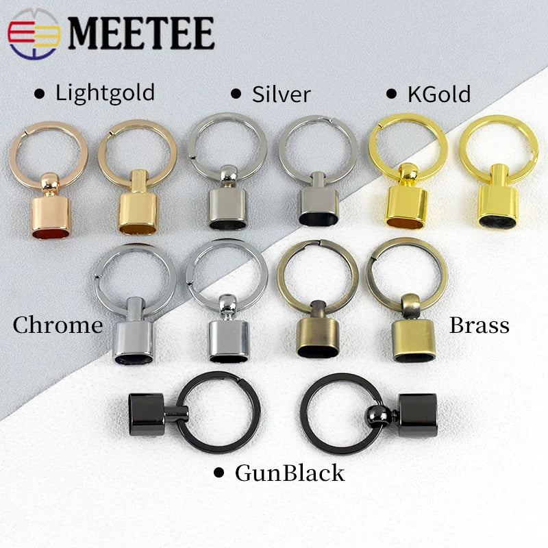8/300Pcs 14mm O Ring Keychain Metal Buckles Detachable Rings Bags Strap Hanger Hooks Key Rings DIY Hardware Accessories