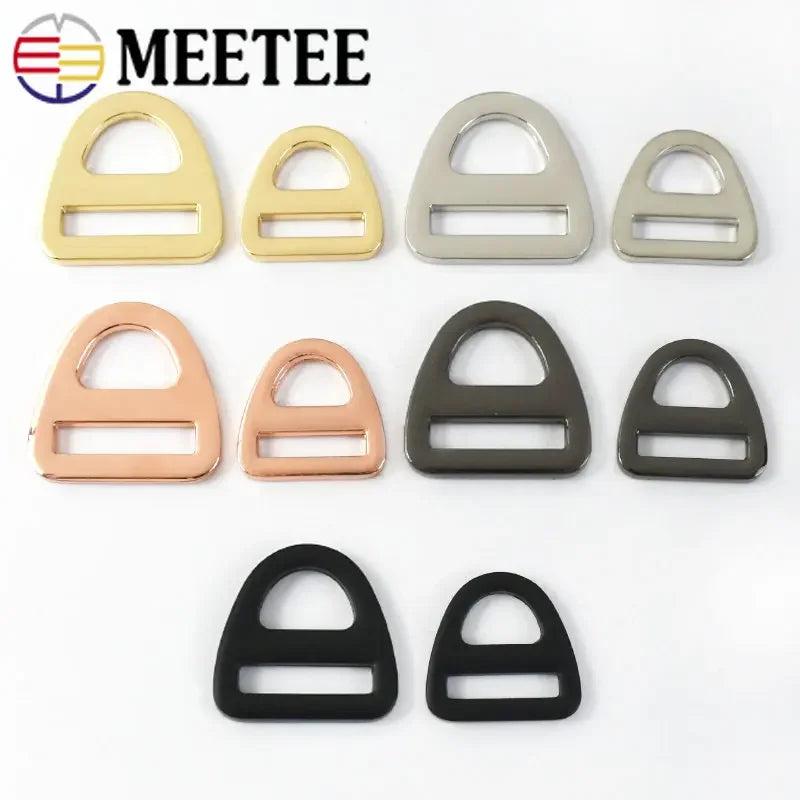 8/300Pcs 20/25mm Metal Buckle Adjustment Belt Anti-skid Buckles Bag Strap Connection Clasp DIY Webbing Slider Hook Accessories