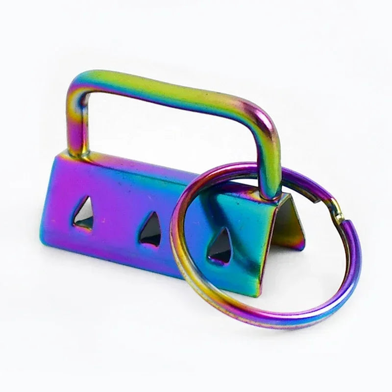 15/500Pcs Meetee 20/26/32mm Metal Keychain Tail Clip for Bag Handbags Belt Webbing End Connector Key Rings Hardware Accessories