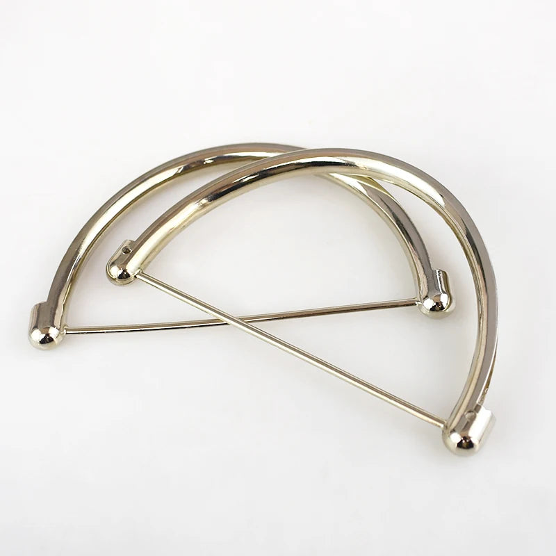 5/130pcs Meetee Metal D Rings Bag Handle Buckles for Women Handbag Lock Decor Shoulder Bags Clasp Replace DIY Hardware Accessory