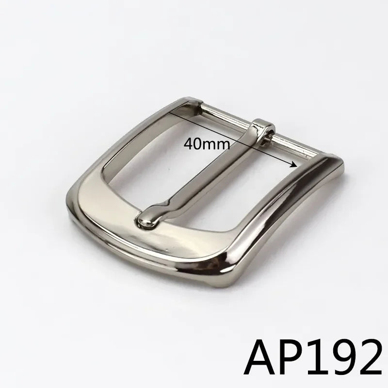 5/130Pcs Men Belt Buckle Metal Single Pin Buckles Jeans Waistband Head Decor for 33-39mm Belts Leather Craft Accessories