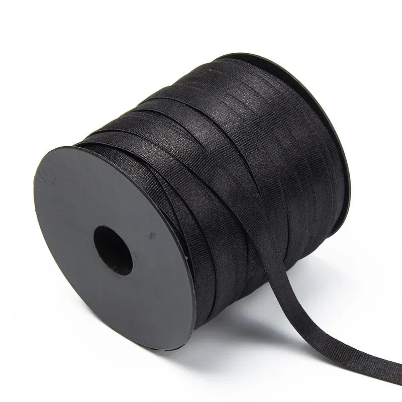8/300M Nylon Elastic Band 6/8/10/15mm Colored Bra Shoulder Strap Soft Elasticity Trim Underwear DIY Clothes Sewing Accessories