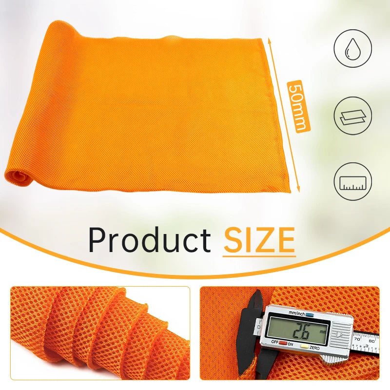 100/1500*150cm 3 Layer Thickened Elastic Mesh Fabric 3D Breathable Cloth Seat Cover Sandwich Cloths for Bags Sofa Shoes Material