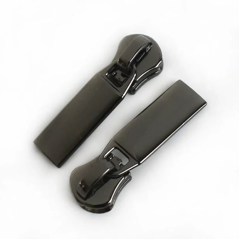 30/500pcs Meetee Zipper Slider for 5# Sewing Metal Zippers DIY Zips Head Bag Pocket Wallet Repair Kits Replacement Tailor Tools