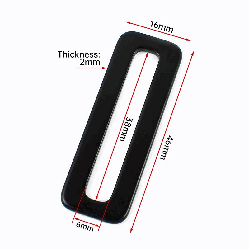 25/800Pcs Square O Ring Carabiner 20-50mm 304 Stainless Steel Buckles Bag Hanger Oval Rings Crochet Hook Webbing Tape Fastener