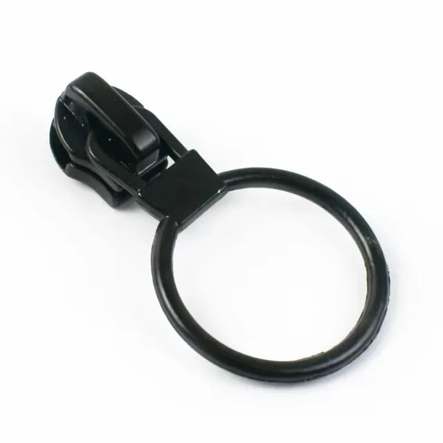 30/500Pcs Nylon Zip Slider Puller Reversed Zipper Head for Invisible Waterproof Zippers Luggage Coat DIY Sewing Accessories