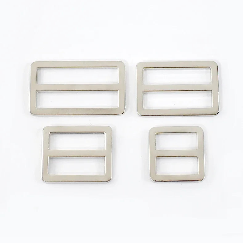 15/500Pcs 20-50mm Metal D Rings Rectangle Loop Tri-Glide Buckle Slider Adjuster Bag Backpack Strap Buckles Garment DIY Accessory