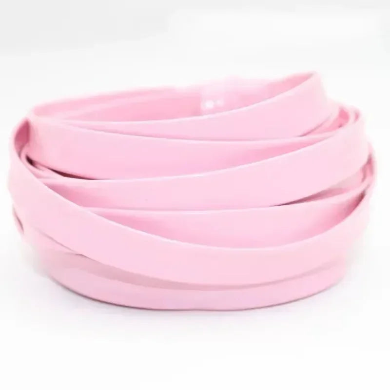 15/400Meters 5-20mm Mirror PU Ribbons Headdress Leather Cord Rope Bias Binding Tape DIY Jewelry Trim Clothes Edge Accessories