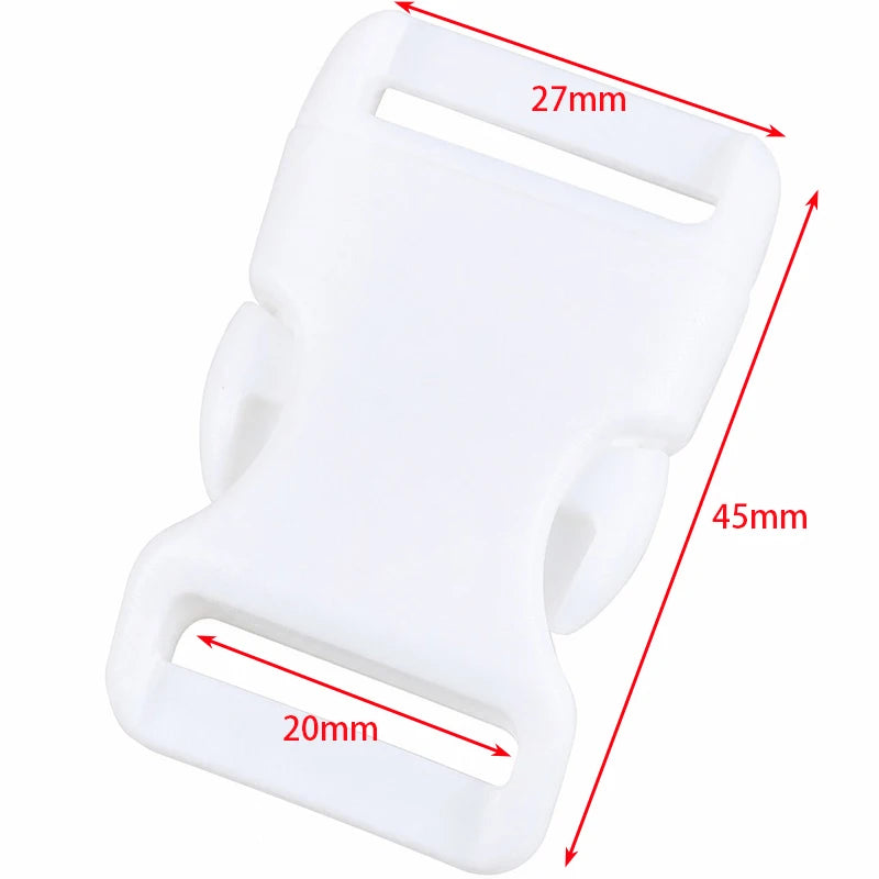 30/1000Pcs 10-38mm Plastic Release Buckles Backpack Strap Side Adjust Clip Clasp Webbing Belt Buckle Dog Collar Adjust Snap Hook