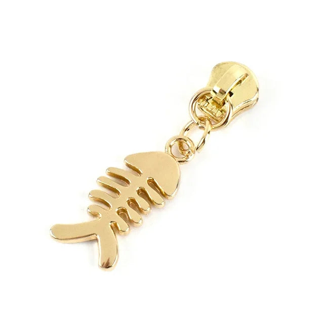 30/500pcs Meetee Zipper Slider for 5# Sewing Metal Zippers DIY Zips Head Bag Pocket Wallet Repair Kits Replacement Tailor Tools