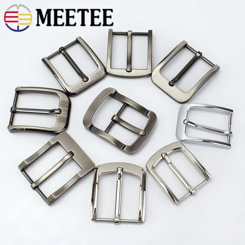 5/130Pcs 35/40mm Zinc Alloy Metal Pin Belt Buckles for Mens Waistband Adjust Head DIY Casual Jeans Leather Crafts Accessories