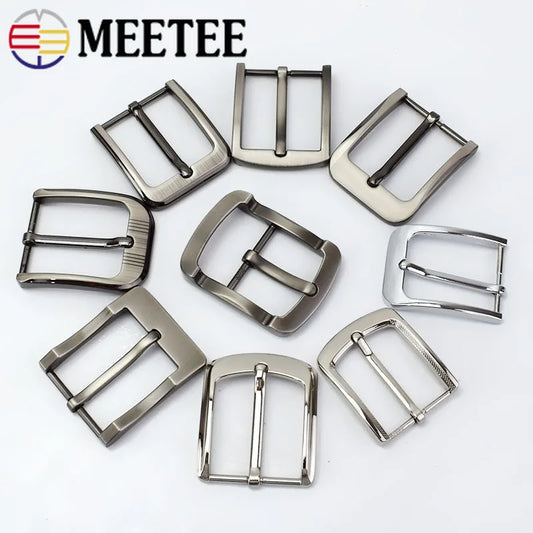 5/130Pcs 35/40mm Zinc Alloy Metal Pin Belt Buckles for Mens Waistband Adjust Head DIY Casual Jeans Leather Crafts Accessories