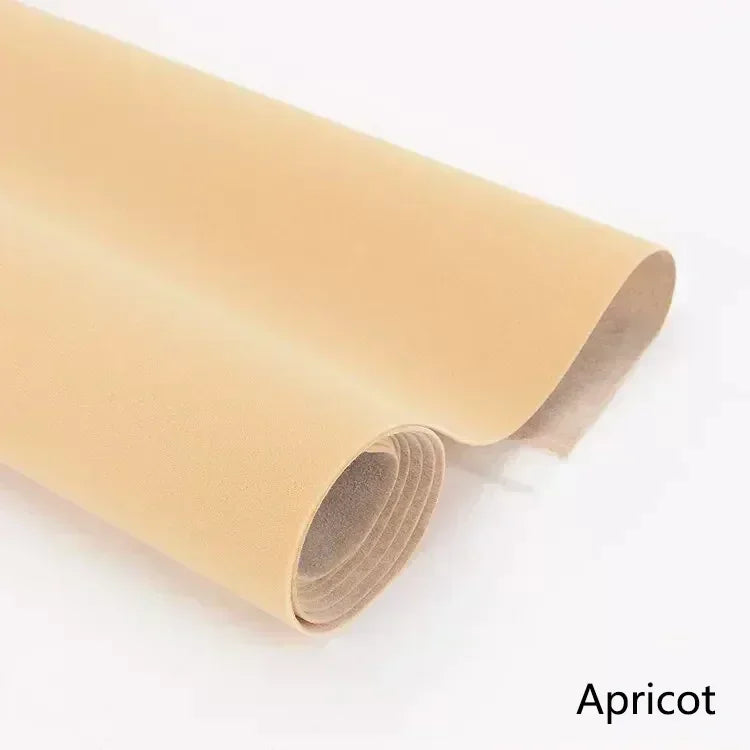 90/1350cm*150cm 0.5mm Thick Self Adhesive Velvet Fabric Sticky Flock Fabrics DIY Jewelry Box Sofa Table Car Drawer Liner Backing