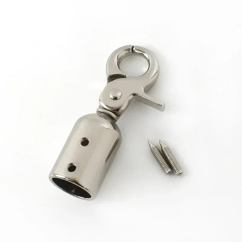 5/150Pcs Metal Buckles Bag Handle Strap Cap Clips Carabiner Leather Cord End Lock Clasp Tassel Stopper Snap Hooks Hardware