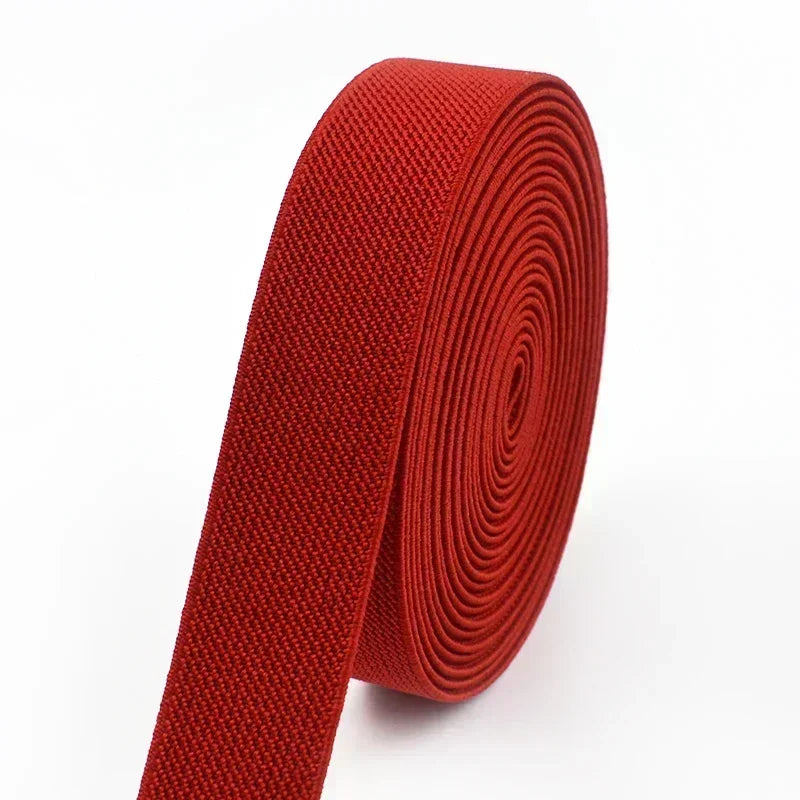 5/150Meters 10-50mm Elastic Bands for Trousers Waist Rubber Band Stretch Webbing Tapes Belt DIY Underwear Clothes Sewing Accessory
