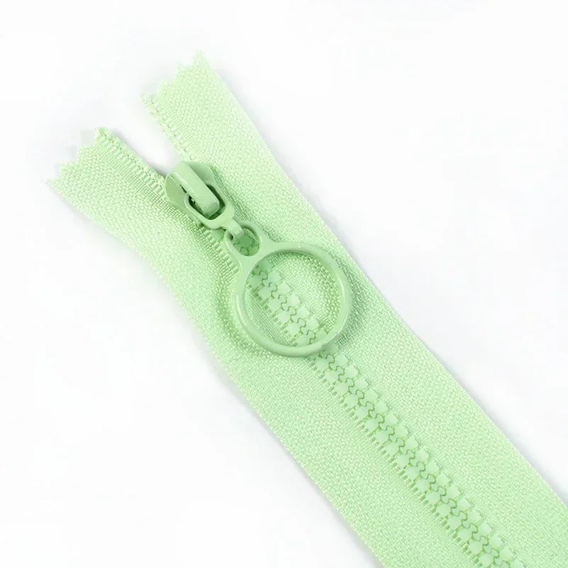 15/500pcs Meetee 3# Resin Zippers Closed 25cm Open-end 60cm Ring Puller Zipper for Bags Wallet Purse Garment Sewing Accessories