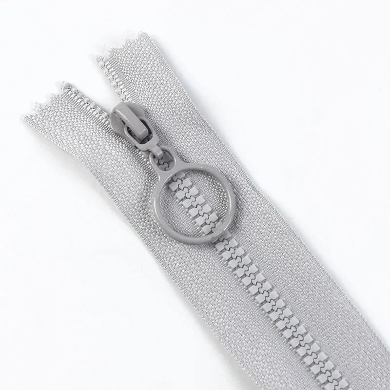 15/500pcs Meetee 3# Resin Zippers Closed 25cm Open-end 60cm Ring Puller Zipper for Bags Wallet Purse Garment Sewing Accessories