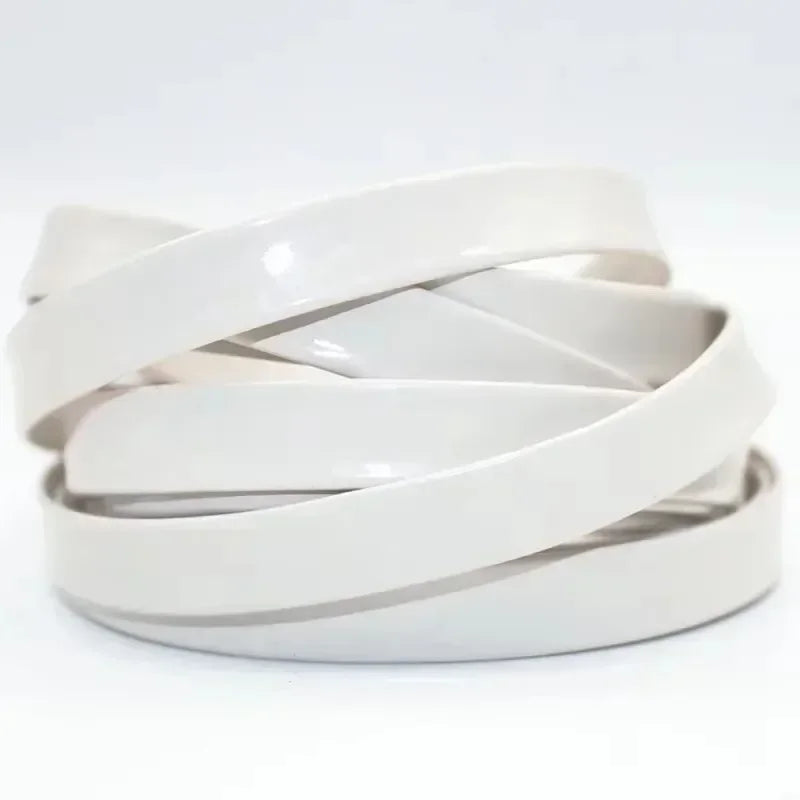 15/400Meters 5-20mm Mirror PU Ribbons Headdress Leather Cord Rope Bias Binding Tape DIY Jewelry Trim Clothes Edge Accessories