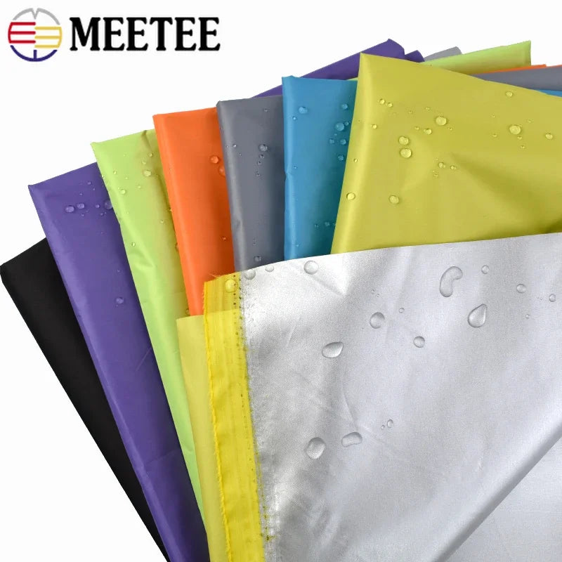 300/5000cm*148cm 190T Thin Waterproof Silver-coated Fabric Outdoor Sunscreen Sunshade Ripstop Umbrella Cloth Tent Material