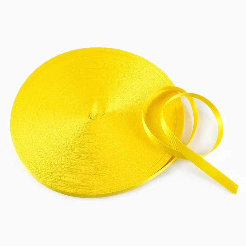 20/650Meters 10/12/15/20mm Nylon Webbing Tape 0.5mm Thick Lanyard Making Craft Decoration Ribbon Strap DIY Sewing Accessories
