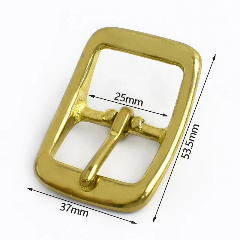 8/150Pcs Brass Belt Buckle 13/16/20/25mm Tri Glide Middle Center Pin Buckles for Leather Craft Bag Strap Carabiner Clip Clasp