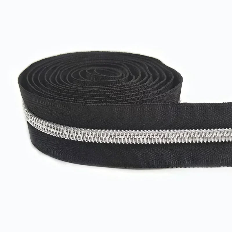 8/300M Sewing Zippers Tapes By The Meter Bag Shoes Nylon Coil Zipper Decorative Roll Bulk Zips Repair Kit DIY Accessories