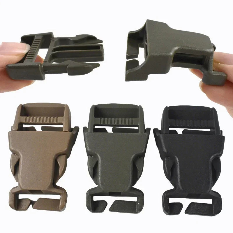 20/600Pcs 20/25/38mm Dog Collar Easy Install Plastic Buckles Webbing Strap Quick Side Release Buckle Belt Holder Adjust Hasp Clasp