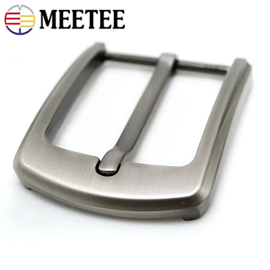 3/100Pcs 40mm Men's Belt Buckle Metal Pin Buckles Waistband Head Leather Craft DIY Accessories Fit 37-39mm Belts Parts