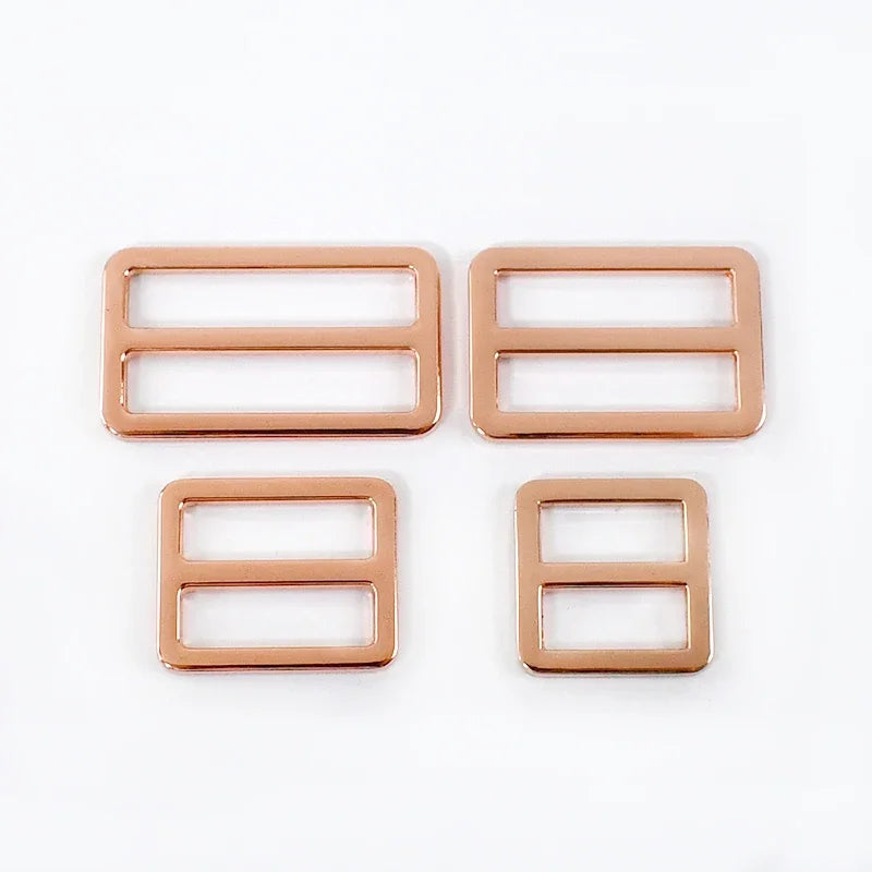 15/500Pcs 20-50mm Metal D Rings Rectangle Loop Tri-Glide Buckle Slider Adjuster Bag Backpack Strap Buckles Garment DIY Accessory