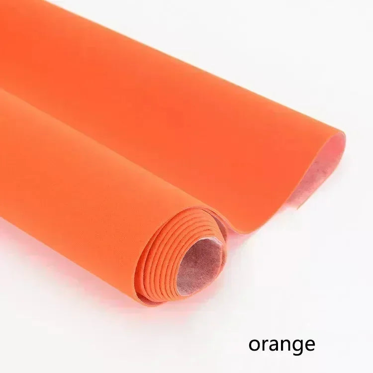 90/1350cm*150cm 0.5mm Thick Self Adhesive Velvet Fabric Sticky Flock Fabrics DIY Jewelry Box Sofa Table Car Drawer Liner Backing
