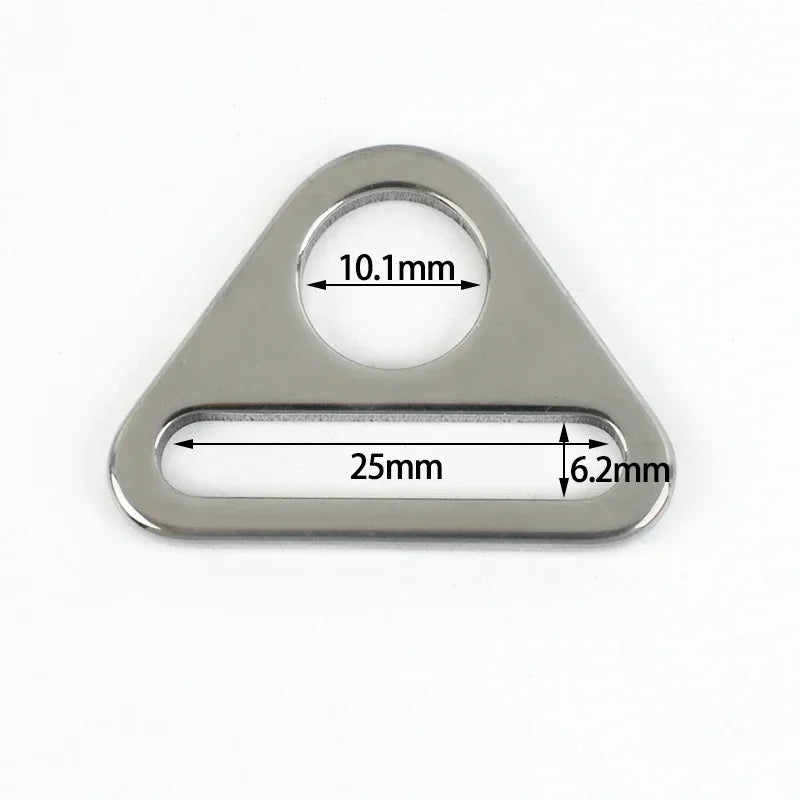 20/600Pcs 16-38mm Stainless Steel Bag Adjuster Buckle Webbing Strap Tri-Glide Slider Clasp Luggage Side Clip Hanger Hook Supplies