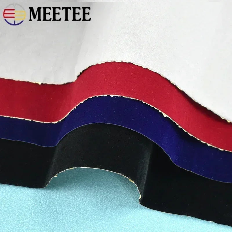 90/1350cm*150cm 0.5mm Thick Self Adhesive Velvet Fabric Sticky Flock Fabrics DIY Jewelry Box Sofa Table Car Drawer Liner Backing