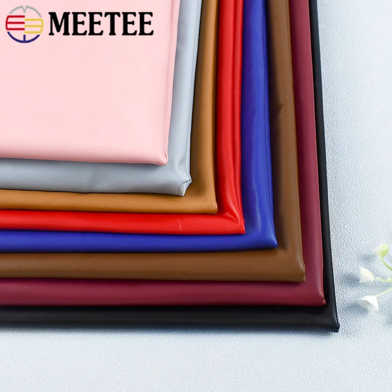 100/1500*145cm Matte Faux Leather Fabric PU Elastic Soft Fabrics Skinny Pants Clothes Skirt Dress DIY Sewing Design Stretch Material