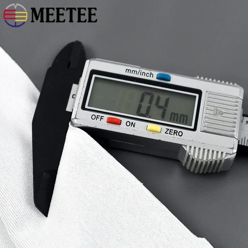 50/1000*145cm Meetee Shiny Glossy Soft Leather Fabric Elastic Faux PU Fabrics for Dress Clothes Cloth Material DIY Sewing Accessories