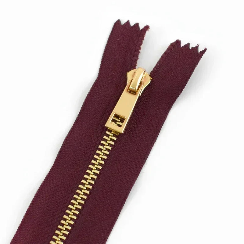 15/400Pcs 3# Metal Zippers 15/20/25/30cm Close-End Zipper Clothing Pocket Decoration Zips Closure Zip for Sewing Repair Kit