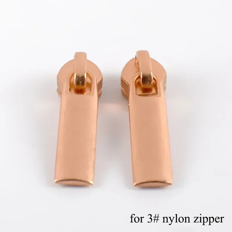 150pcs Meetee Zipper Sliders for 3# 5# Nylon Zippers Down Jacket Zip Head Bag Clothing Zips Repair Kits DIY Sewing Accessories