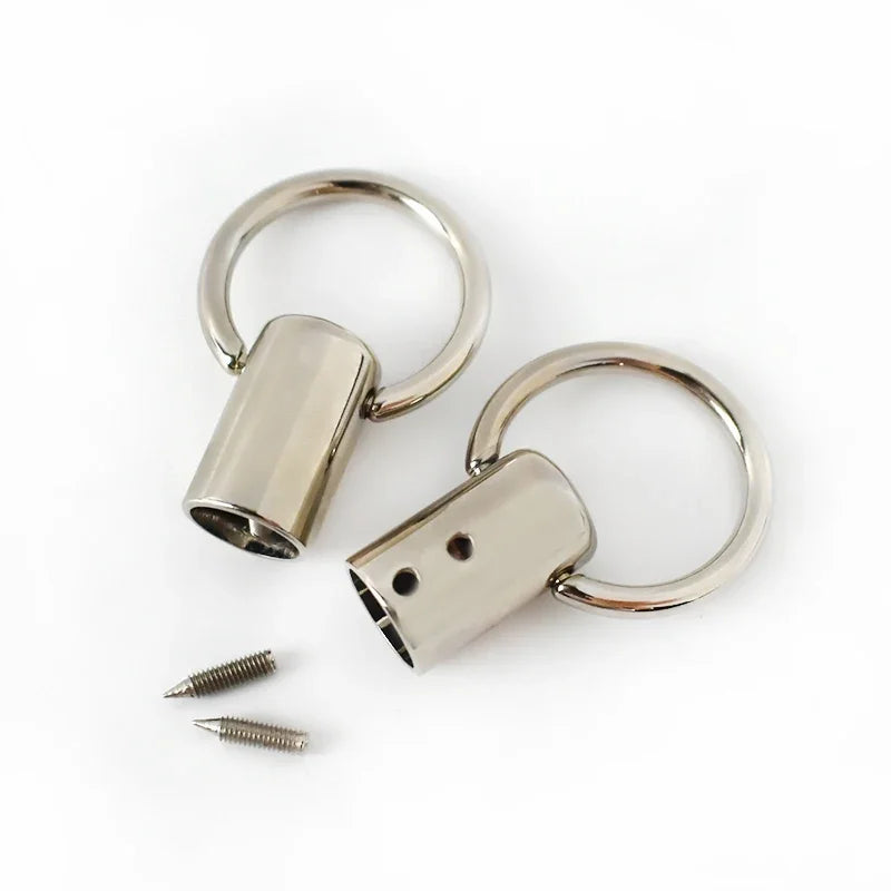 8/300Pcs Metal Buckles Bag Tassel Cap Clasp Lobster Clasps Handbag Handle Strap End Tip Caps Connector Snap Hook Accessories