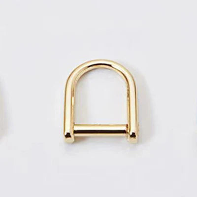 20/600pcs Meetee 8mm O D Ring Buckles Bag Belt Webbing Clothes Hanger Horseshoe Detachable Loop Buckle DIY Hardware Accessories