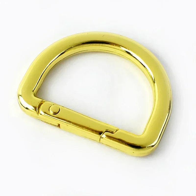 20/500Pcs D Rings Spring Keychain Hooks Carabiner Clip Snap Hook Keyring Buckle for Bag Backpack Strap Hardware Accessories