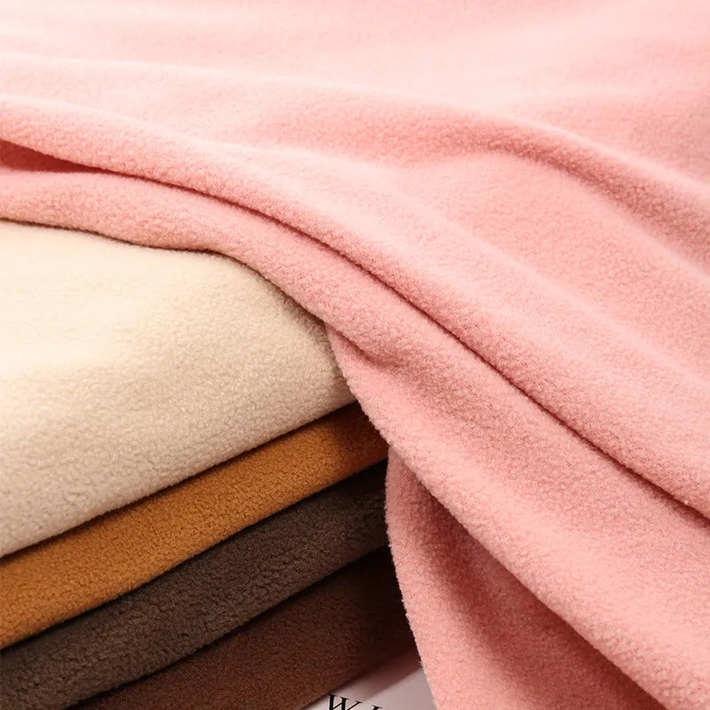 90/2250cm*155cm Thickened Fleece Fabric Single Sided Short Plush for Outerwear Jackets Doll Fluff Lining Hoodie Handmade DIY Fabrics