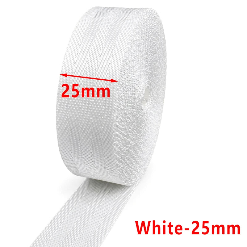5/150Meters 1mm 20-50mm Nylon Webbing Tape for Bag Strap Backpack Ribbon Band Luggage Binding Safety Belt Sewing Bias Accessories