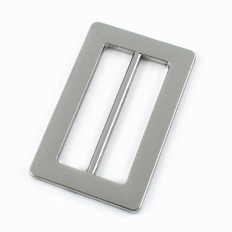 15/500Pcs 25-50mm Bag Strap Adjuster Metal Buckles Tri-Glide Ring Slider Belt Buckle Backpack Strap Single/Double Pin Clasp Hook Clip