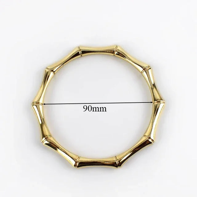 3/80Pcs Meetee Bags Handle Metal O D Ring Buckles Frame Handbag Purse Shoulder Belt DIY Replacement Leather Craft Accessaries