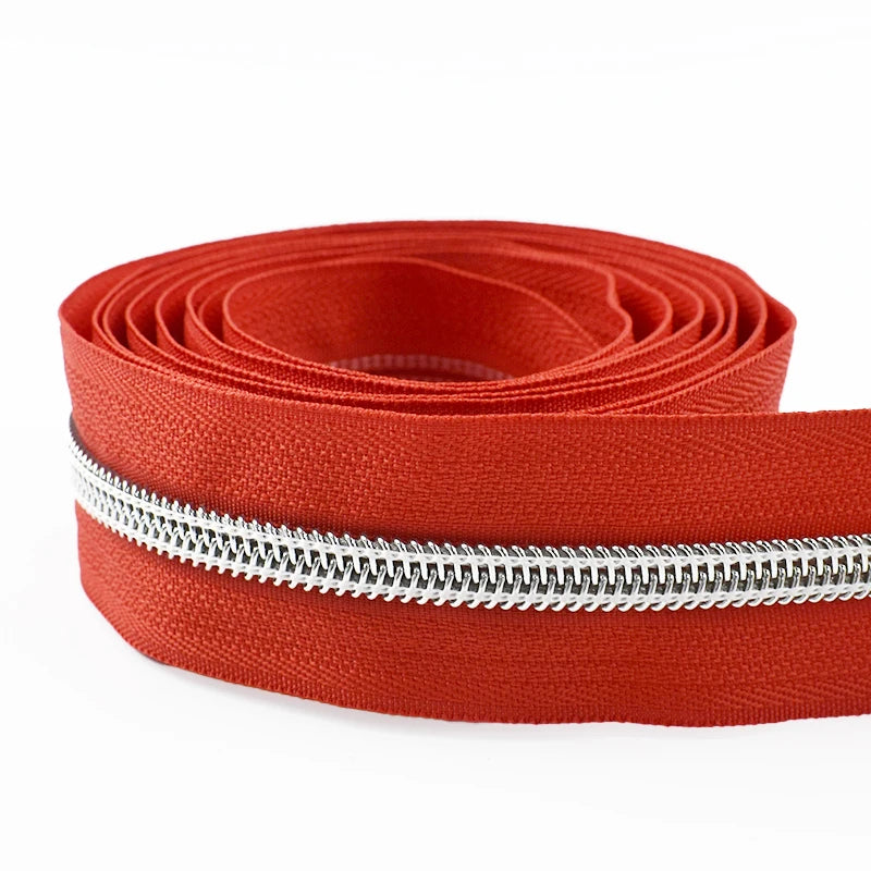 8/300M Sewing Zippers Tapes By The Meter Bag Shoes Nylon Coil Zipper Decorative Roll Bulk Zips Repair Kit DIY Accessories