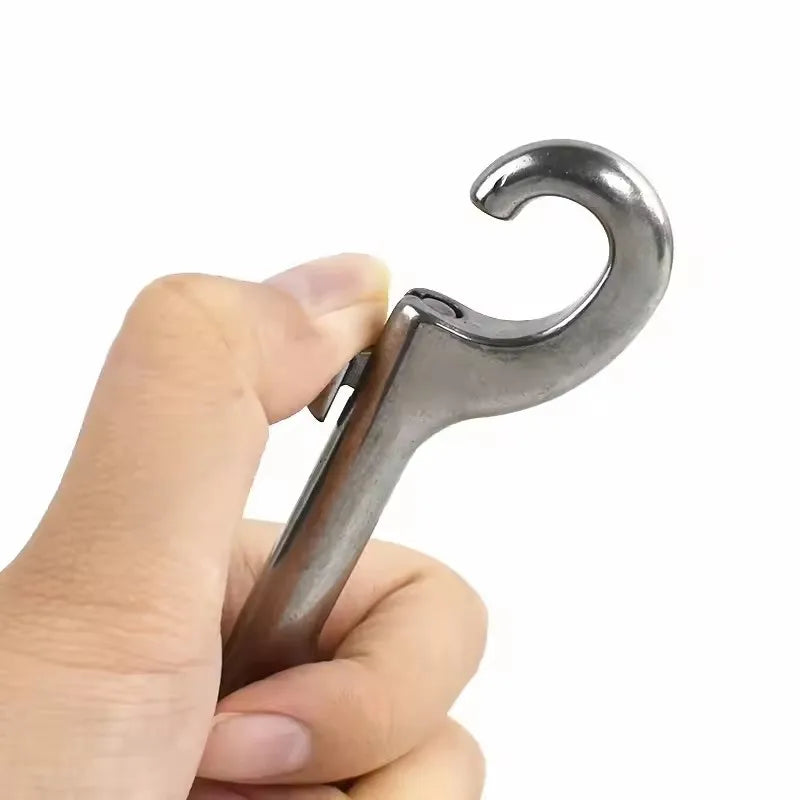 2/60Pcs Doubler Ring Snap Hook Buckle Bag Strap Carabiner Connector Hooks Dog Collar Trigger Clip Hanger Lobster Clasp Accessories